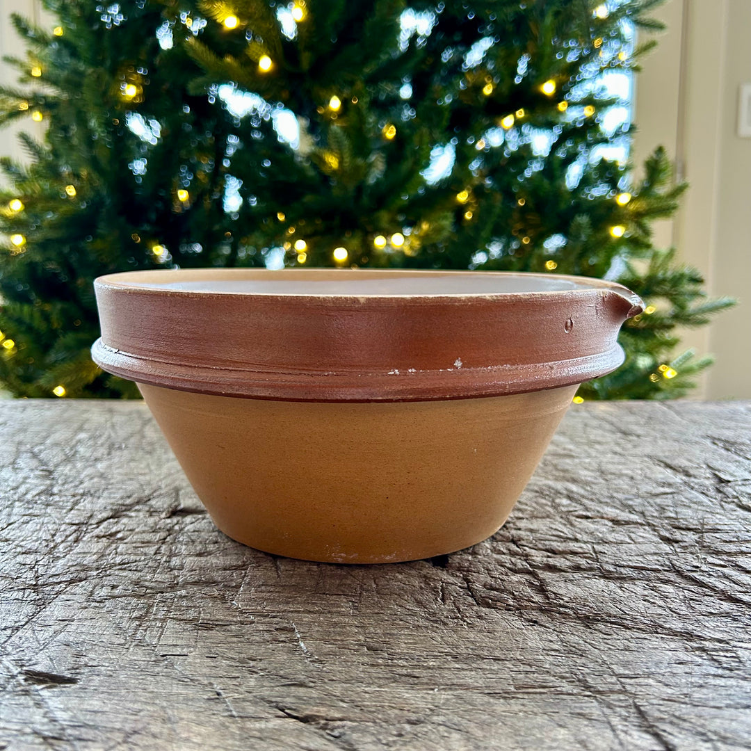 French stoneware mixing bowl