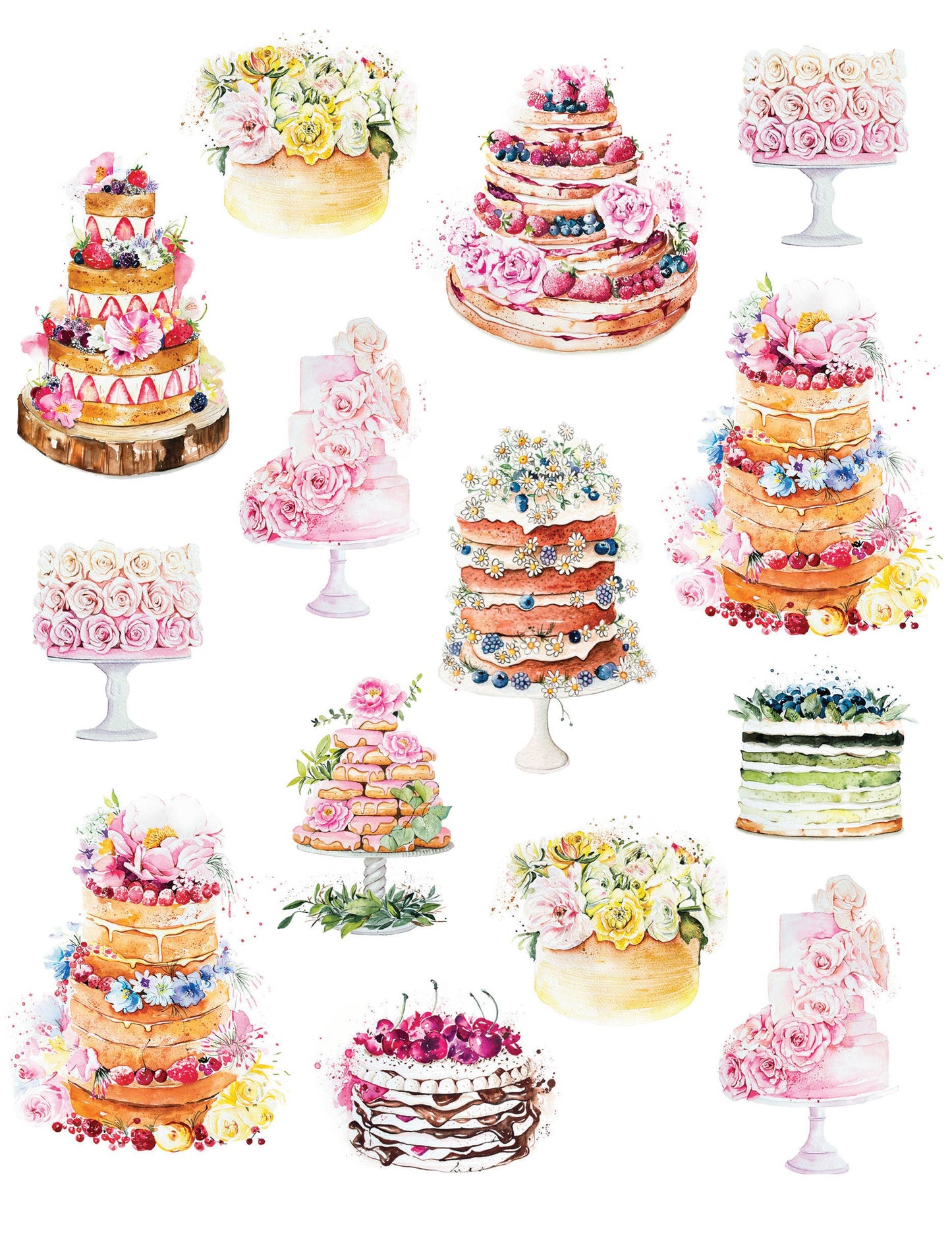 NEW Carte de souhaits - Naked Cakes / Greeting Card