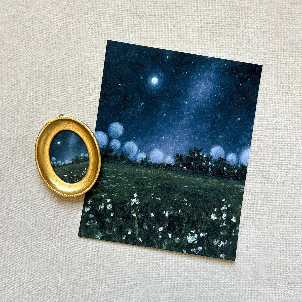 "Clouds Beneath the Cosmos" Fine Art Print (framed)
