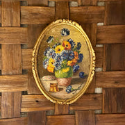 Bouquet de Bleu et - oil on board