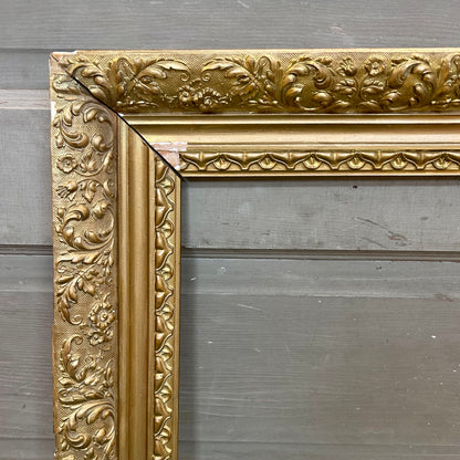 Antique Gilt Foliate & Floral Frame, c. 1900