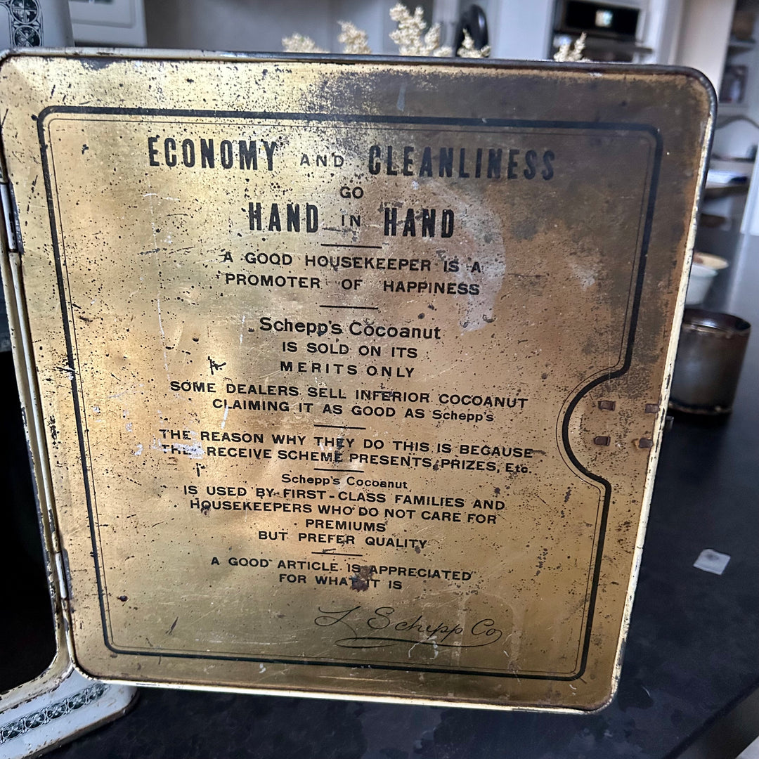 Schepp’s “Lotte and Dorothea” Cake Box, circa early 1900s