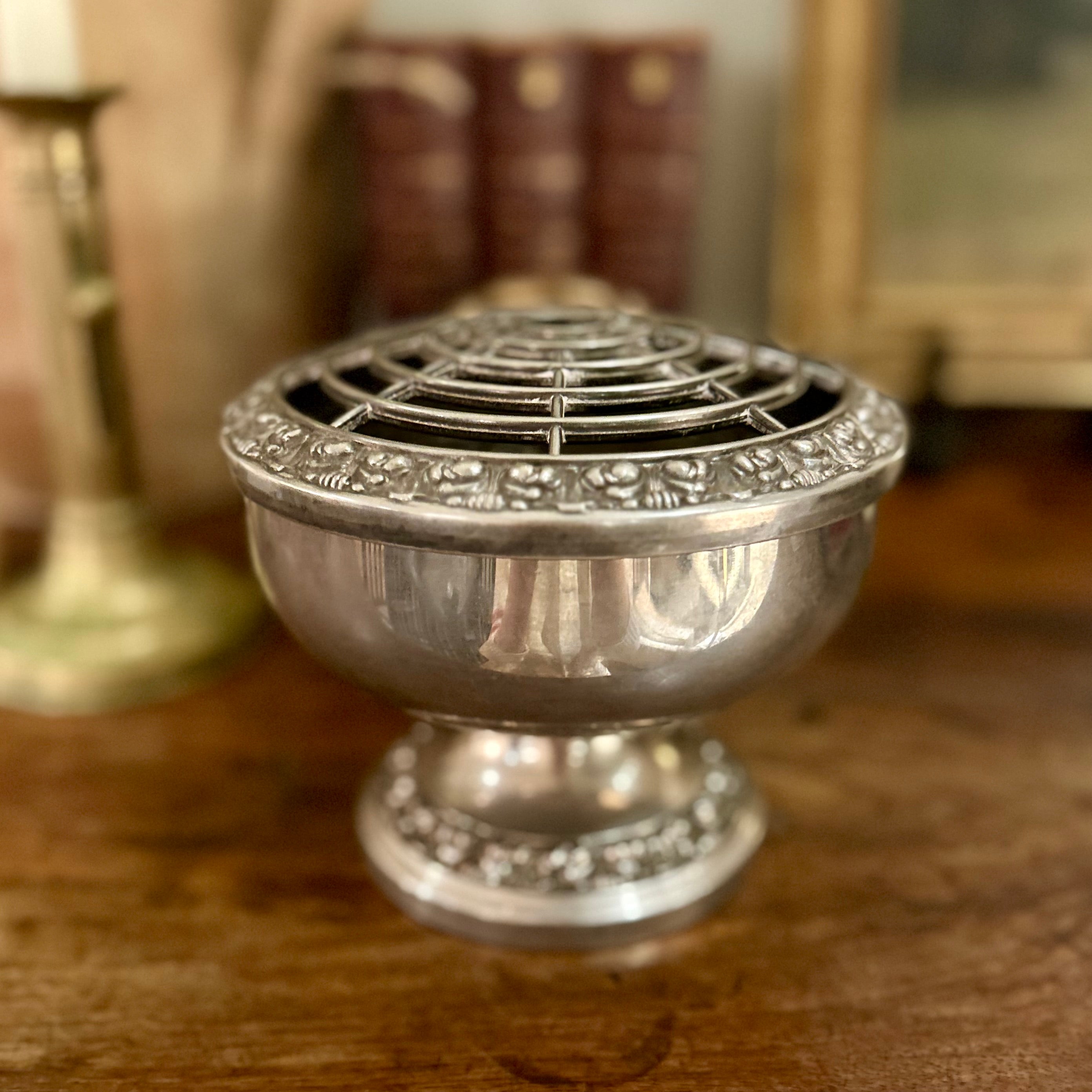 Silver-Plated Rose Bowl by Ianthe of England