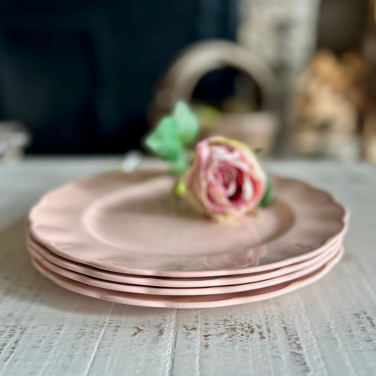 Grindley England “Petalware" Pink
Ironstone plates (Set of 3)