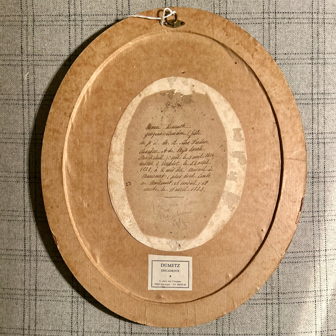 Portrait of Marie Henriette Georgina Chardin (1804–1829)