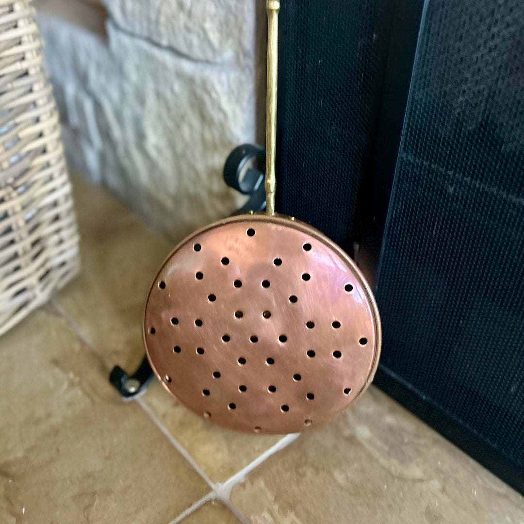 Antique English Chestnut Warmer