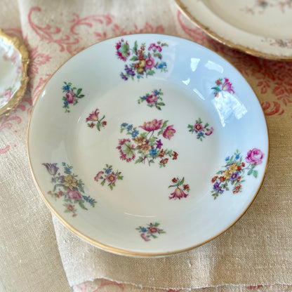 Antique Limoges Soup Bowls, Set of 6, c.1900s
