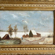 Oil on Board - L’Hiver