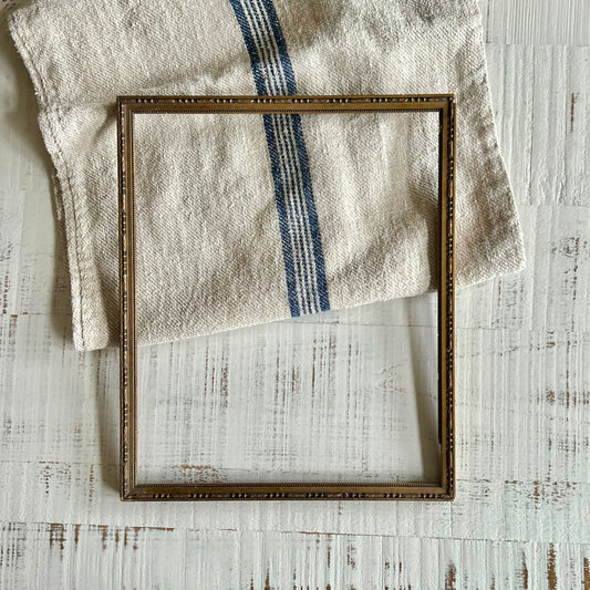 Antique Gilded Frame with Beaded Detail