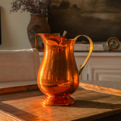 Vintage copper pitcher