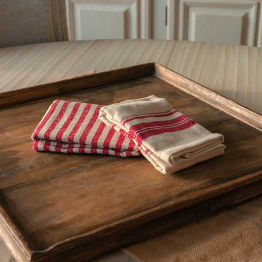 French Cotten tea towels - set of two
