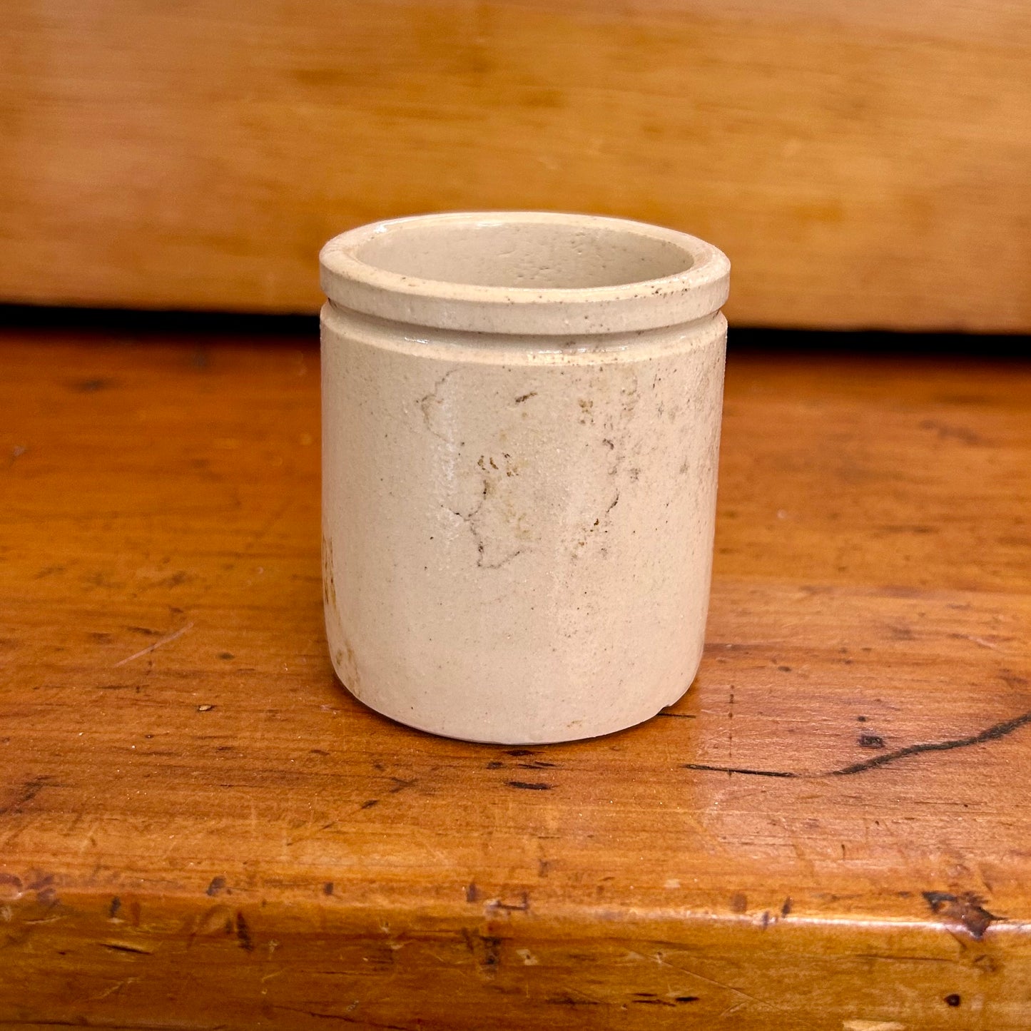 Antique English Stoneware Jam Jars - sold individually