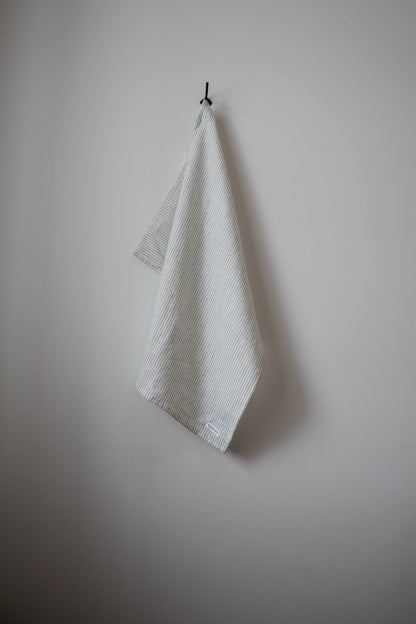 The Sawyer Tea Towel- Blue Pinstripe