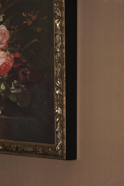 BAROQUE BOUQUET, VINTAGE SILVER FRAME