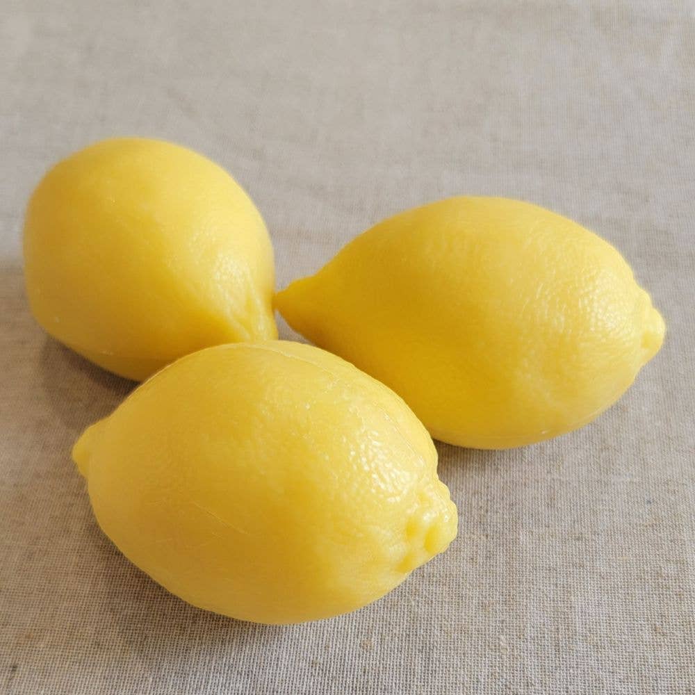 Soap in the shape and scent of real LEMON
