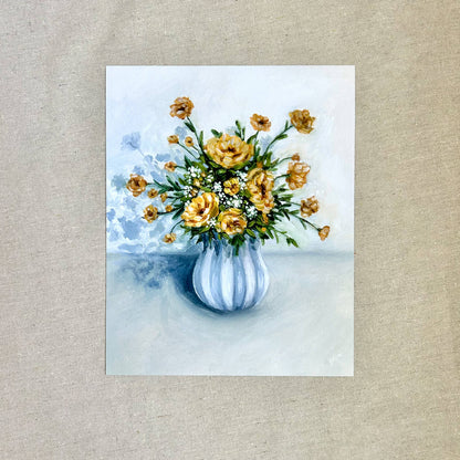 "Marigolds" Fine Art Print (framed)