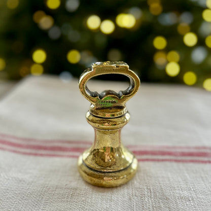 Antique Brass Bell Weight — F.J. Arnald & Son, Bristol