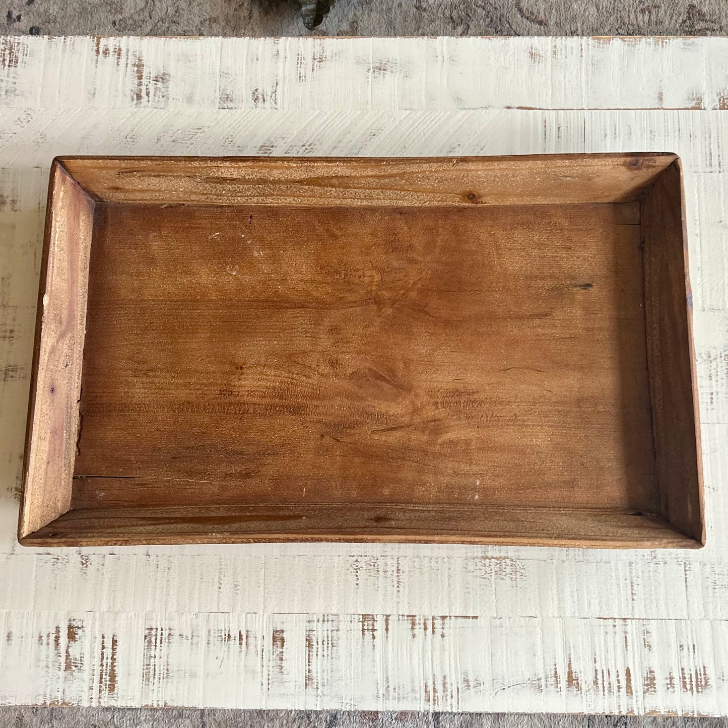 Atticus Vintage Wood Tray
