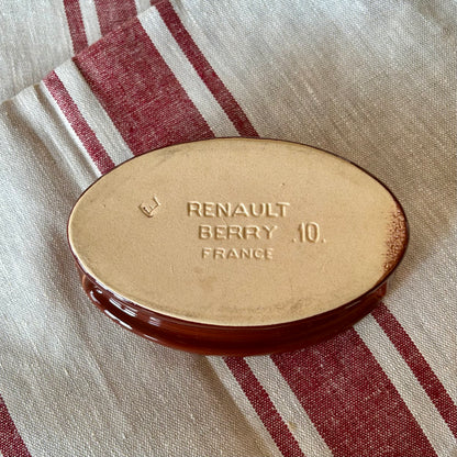 Vintage Renault Berry Stoneware Baking Dish