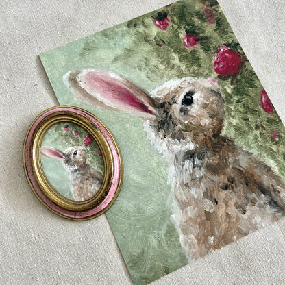 "Among Strawberry Bushes" Framed Fine Art Print