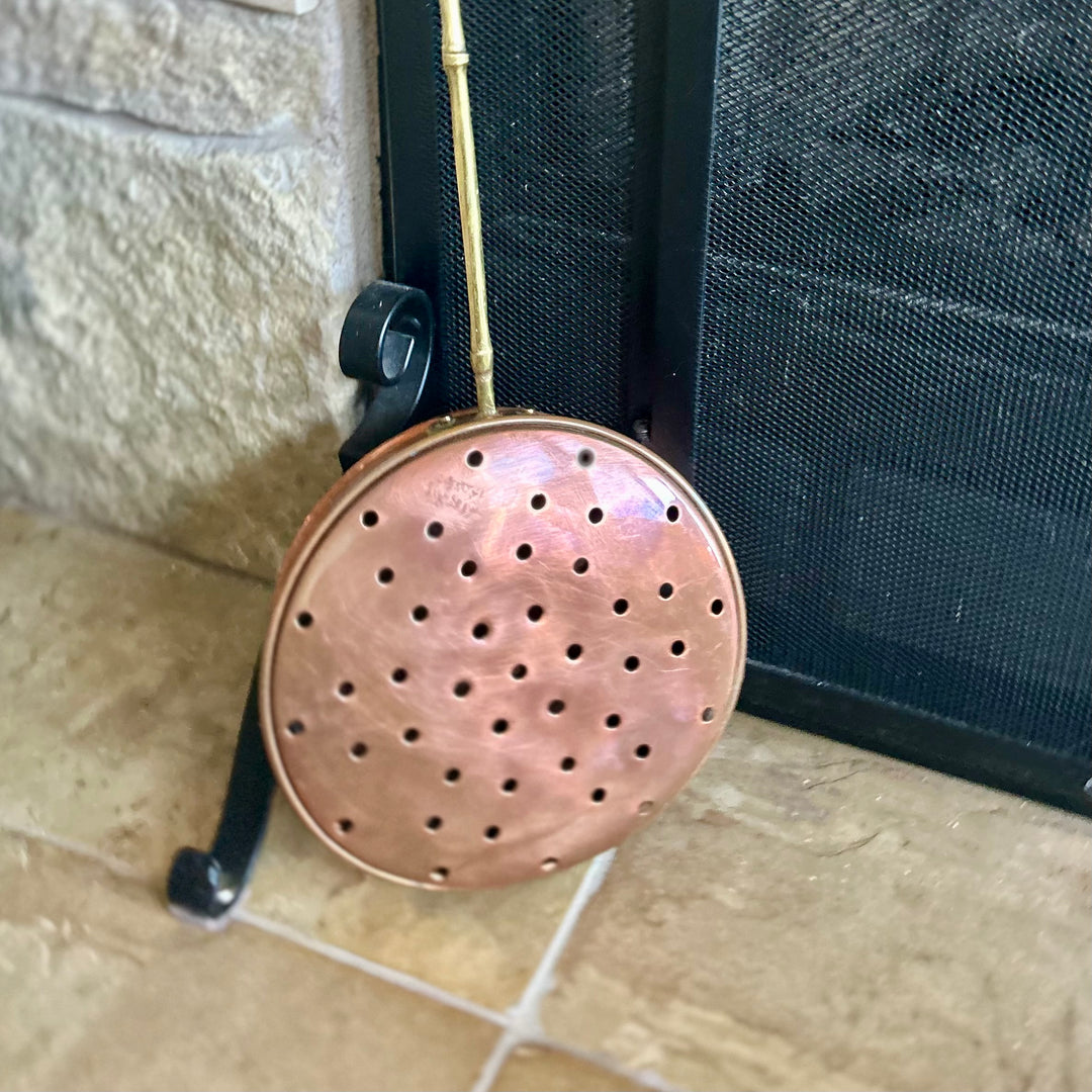 Antique English Chestnut Warmer