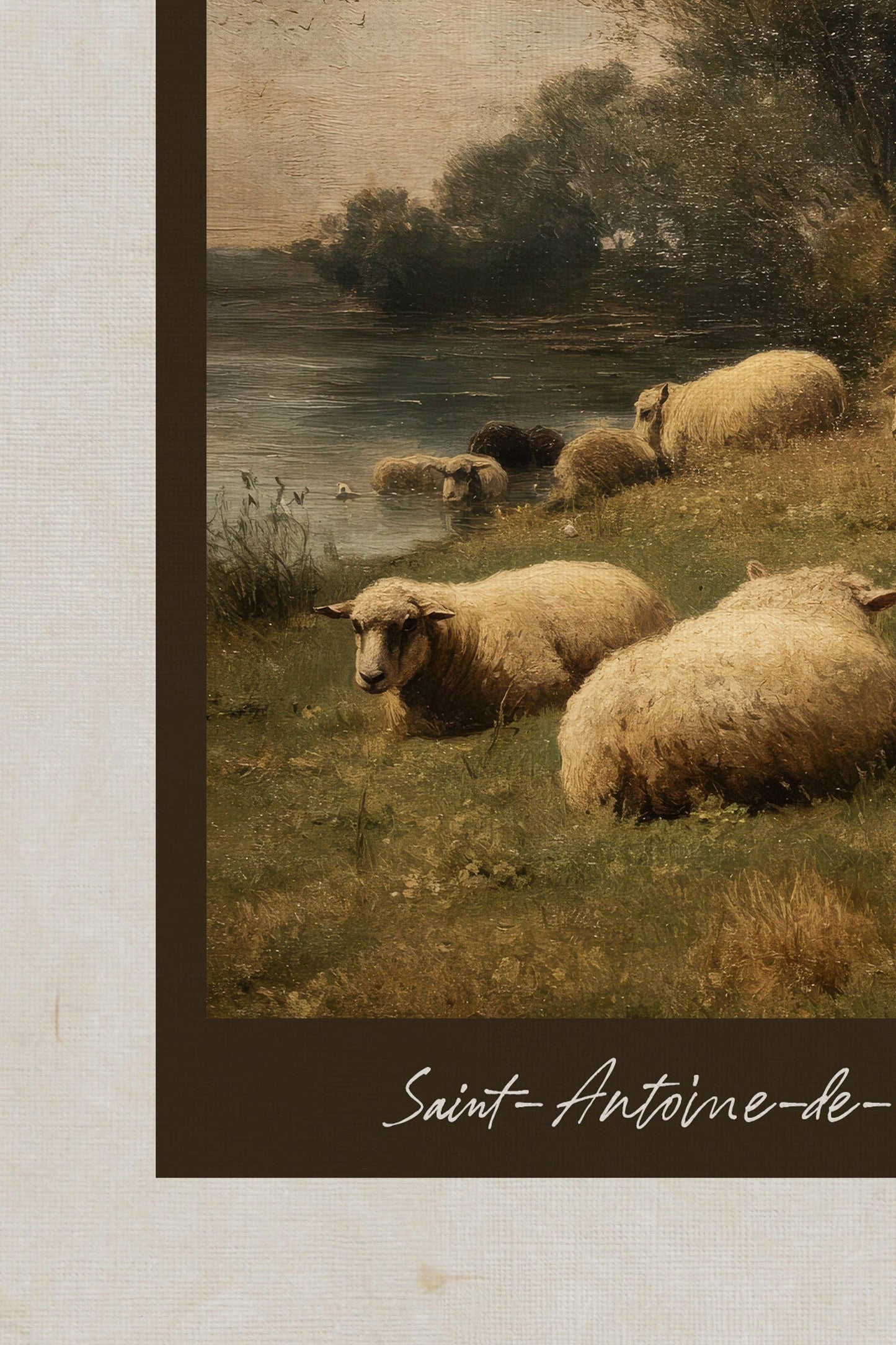 Vintage Framed Rigid Canvas
Bronze, Saint-Antoine-de-Tilly