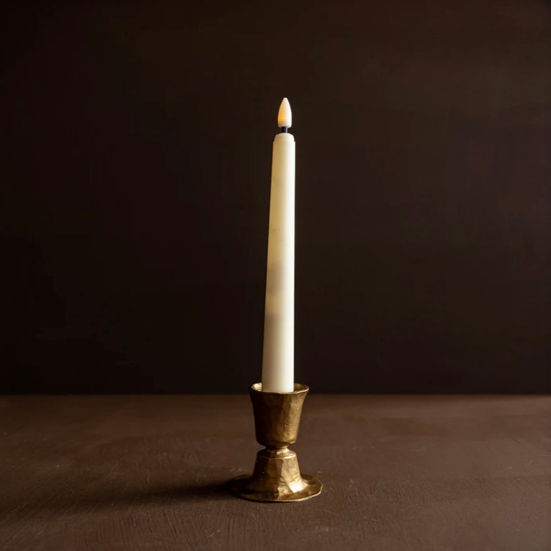 Brass Tapered Candle Holder