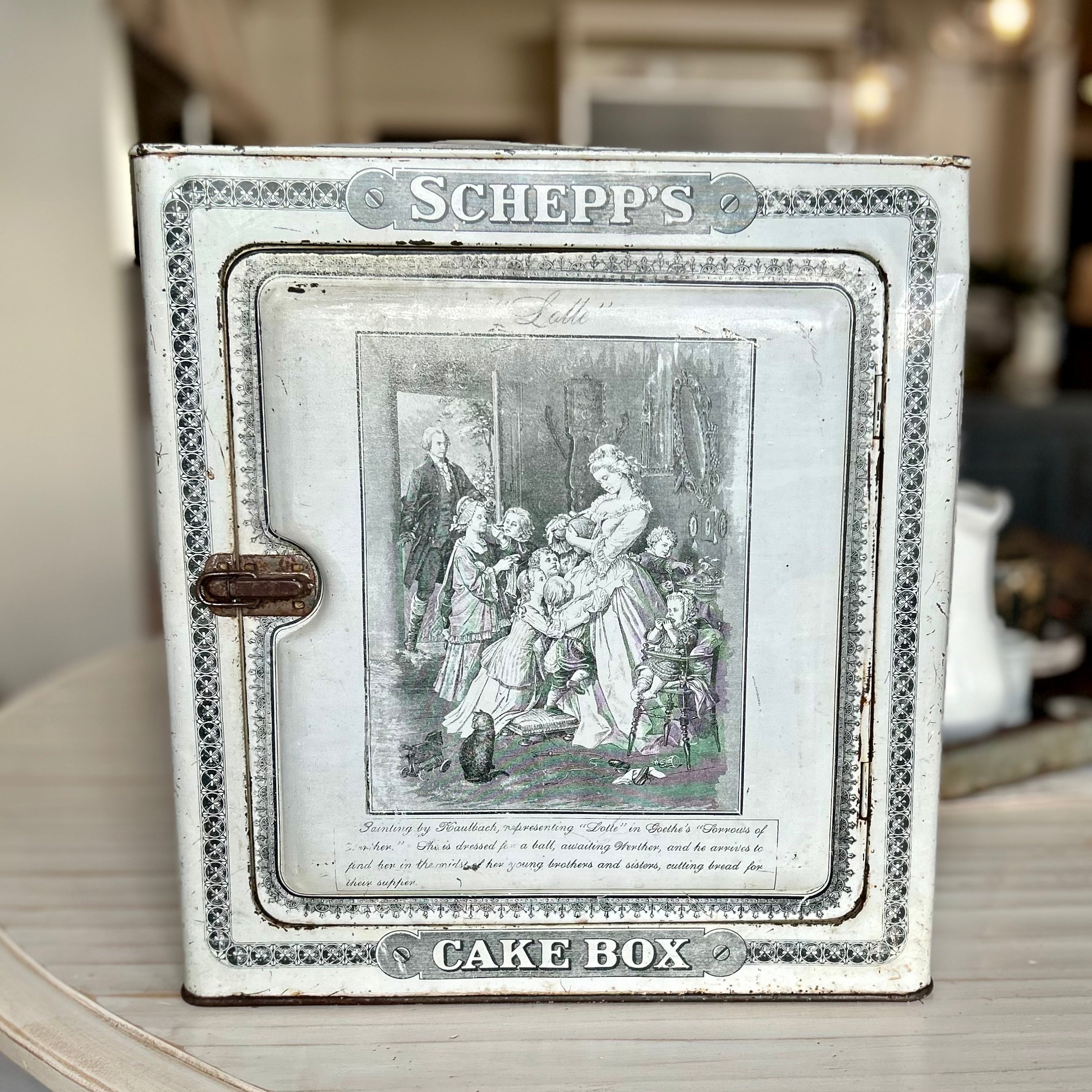 Schepp’s “Lotte and Dorothea” Cake Box, circa early 1900s