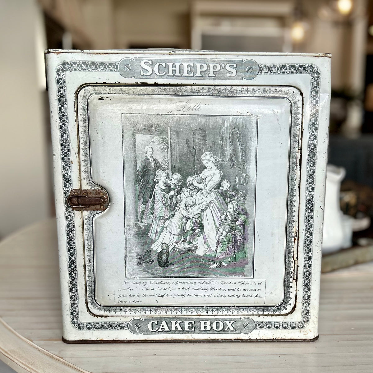 Schepp’s “Lotte and Dorothea” Cake Box, circa early 1900s