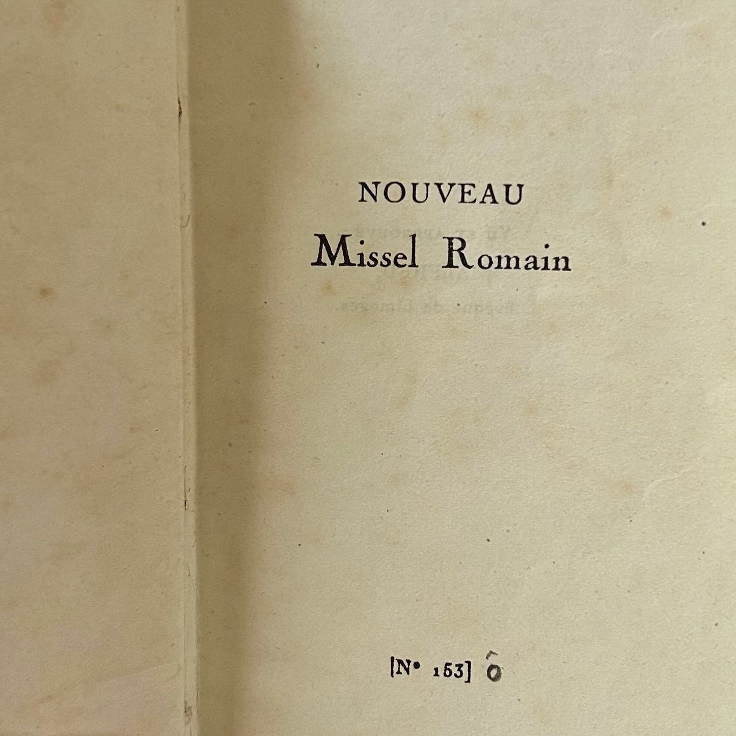 Antique French Leather Roman Missal | Limoges | Circa 1905–1915