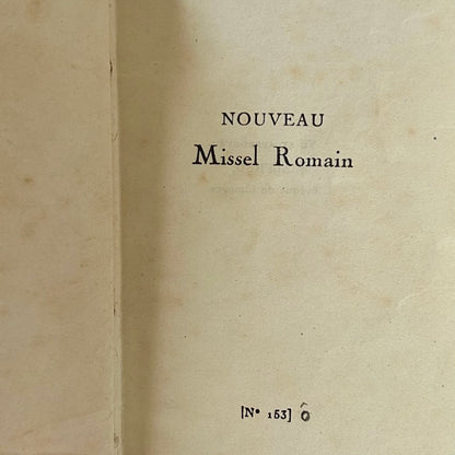Antique French Leather Roman Missal | Limoges | Circa 1905–1915