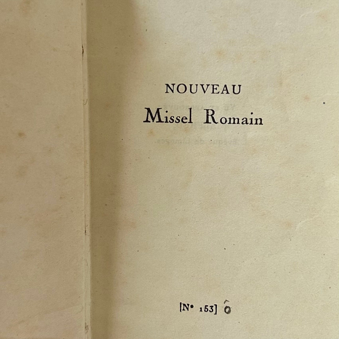 Antique French Leather Roman Missal | Limoges | Circa 1905–1915