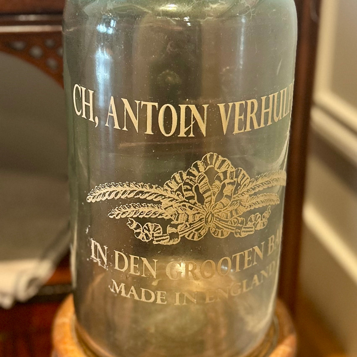 Antique chemist’s jar