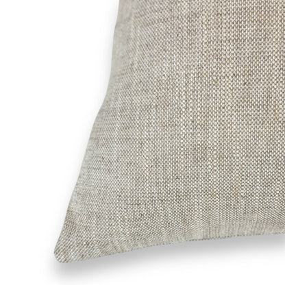Lancaster | Natural oatmeal weave pillow cover- Multiple Sizes