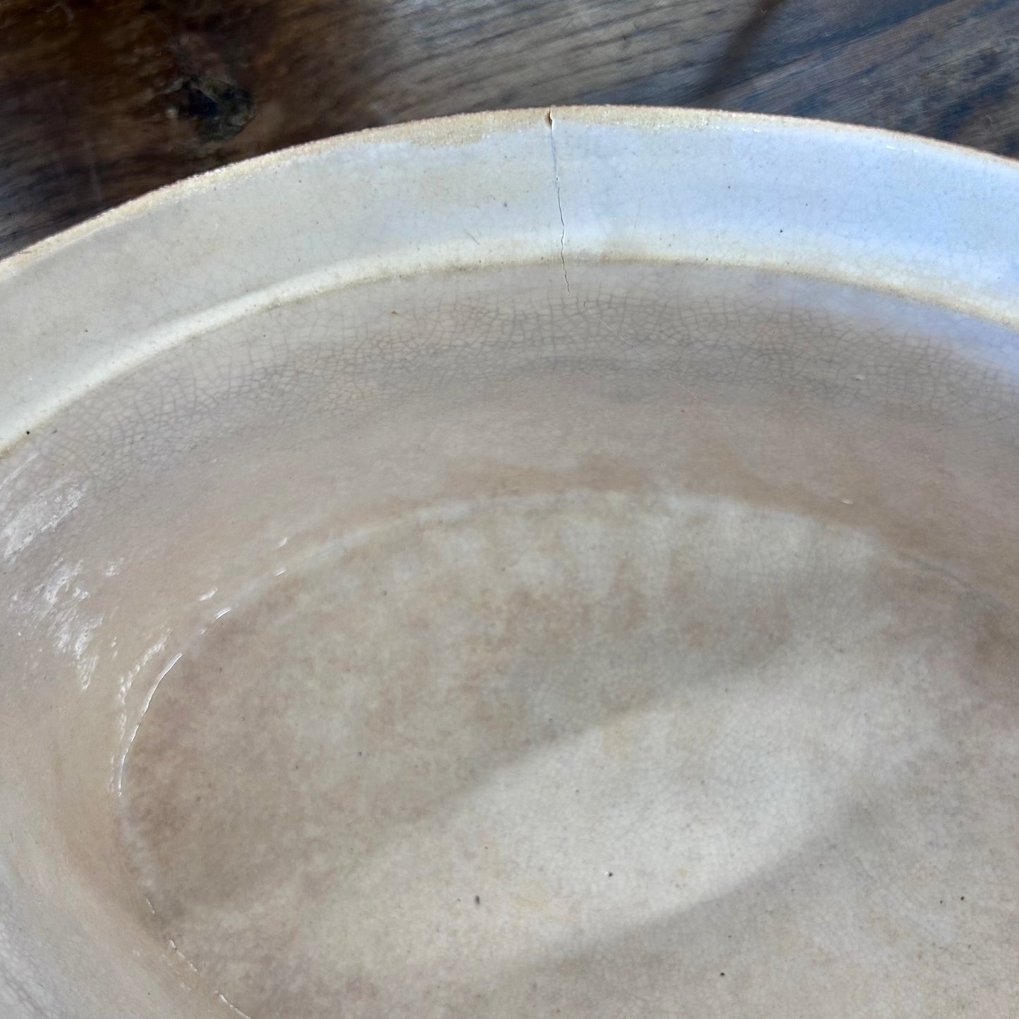 Vintage Belgian Caramel Glazed Stoneware Terrine
