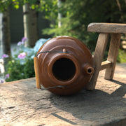 Antique glazed stoneware pitcher