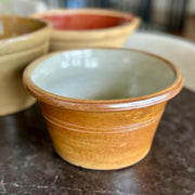 Antique European Glazed Stoneware Mixing Bowl
