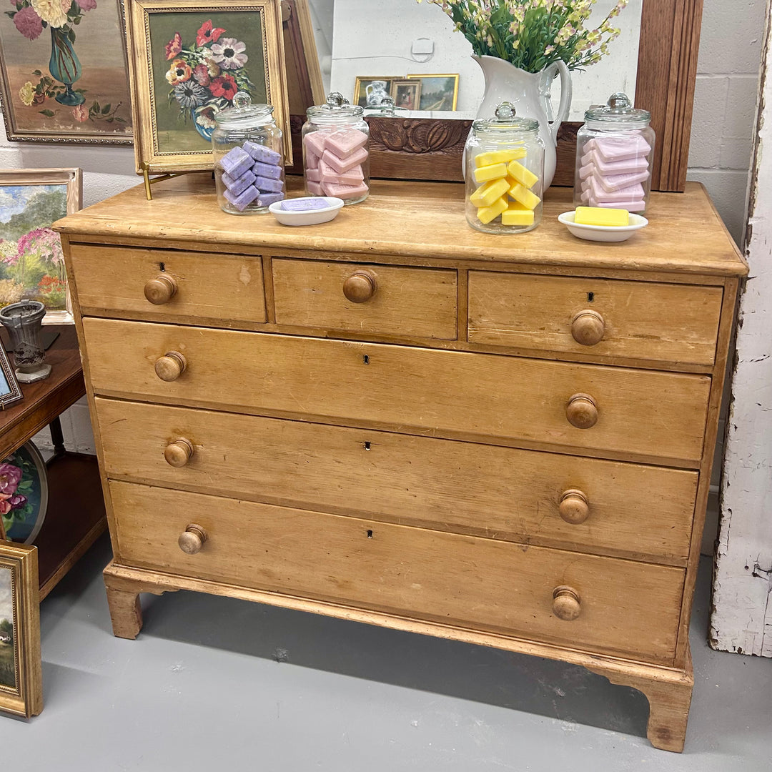 Antique Quebec pine dresser