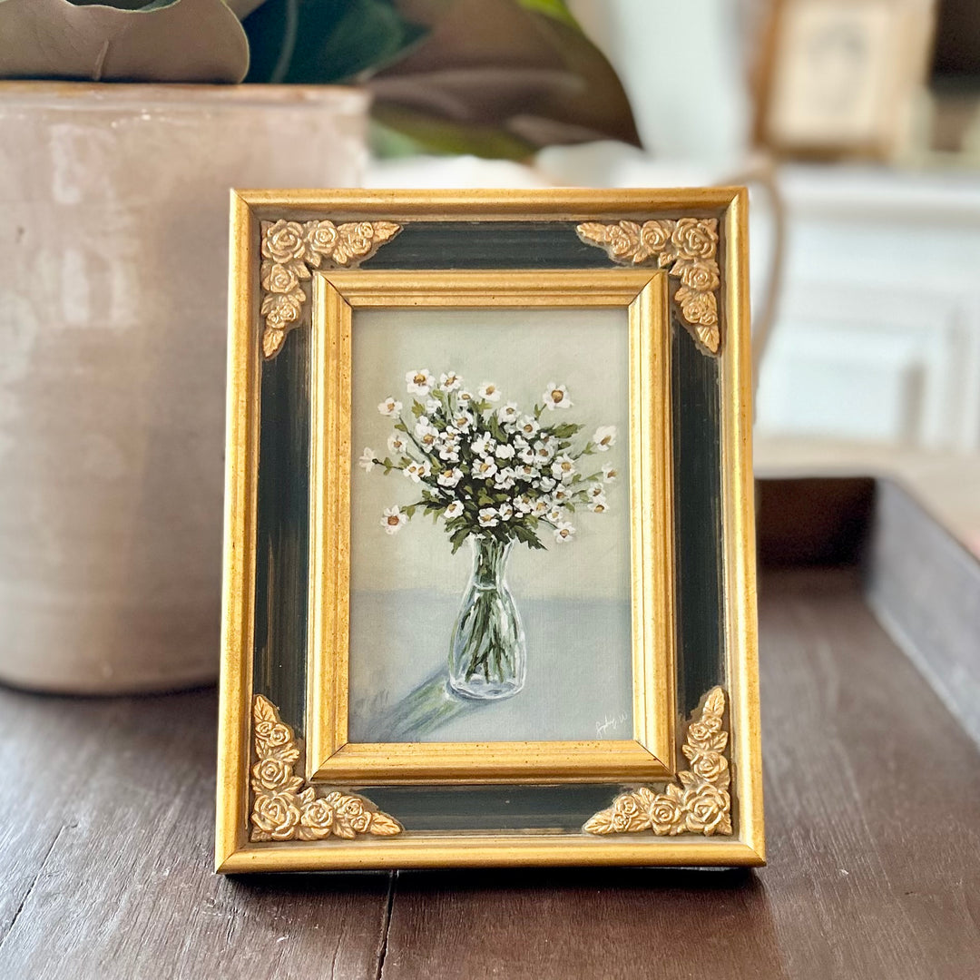 "Grocery Store Flowers" Fine Art Print (framed)