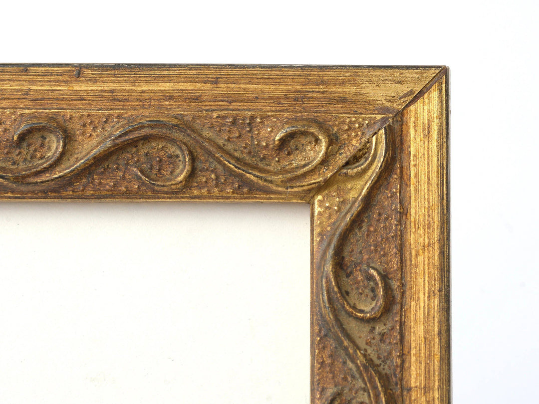 Photo Frame - Gold Leaf With Brown Highlights