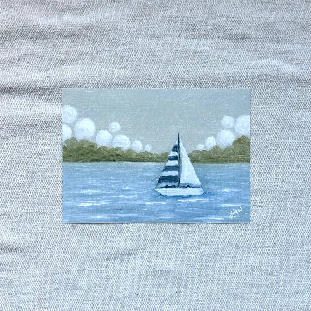 "Come Sail Away" Fine Art Print (framed)
