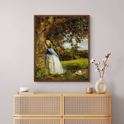 Talking Oak stretched canvas print in floating frame