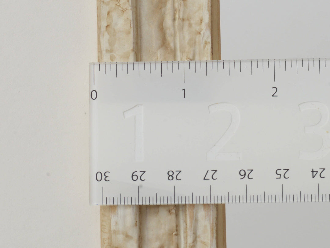 Marbleized Antique Ivory Finish Frame