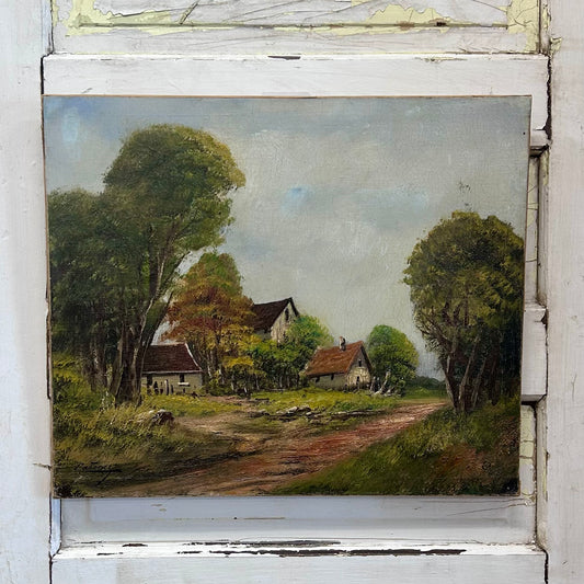 Country Lane in Early Autumn