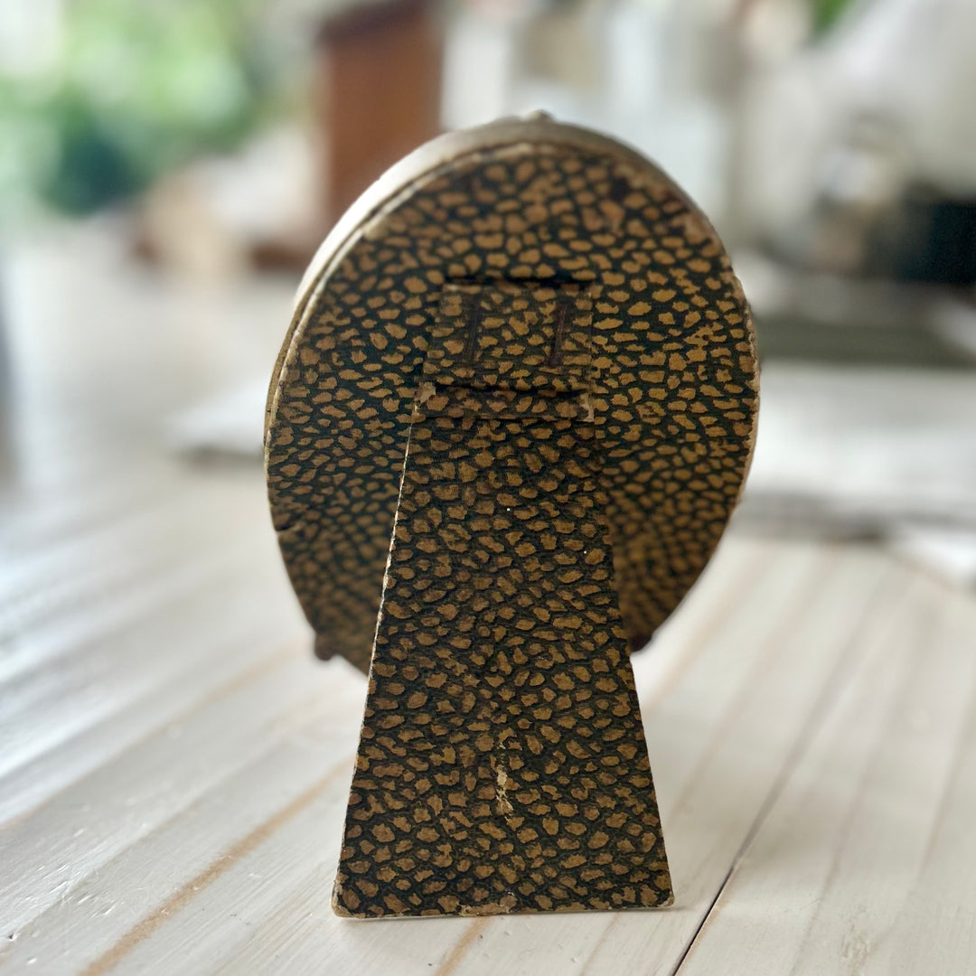 Antique gilt oval frame