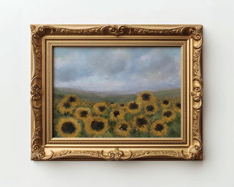 Sunflower Field (framed)
