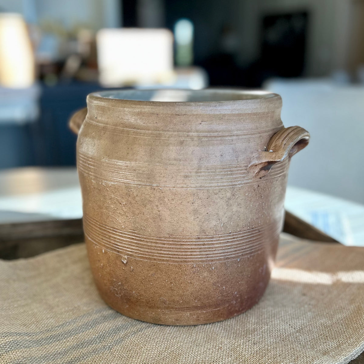 French Stoneware Confit Pot