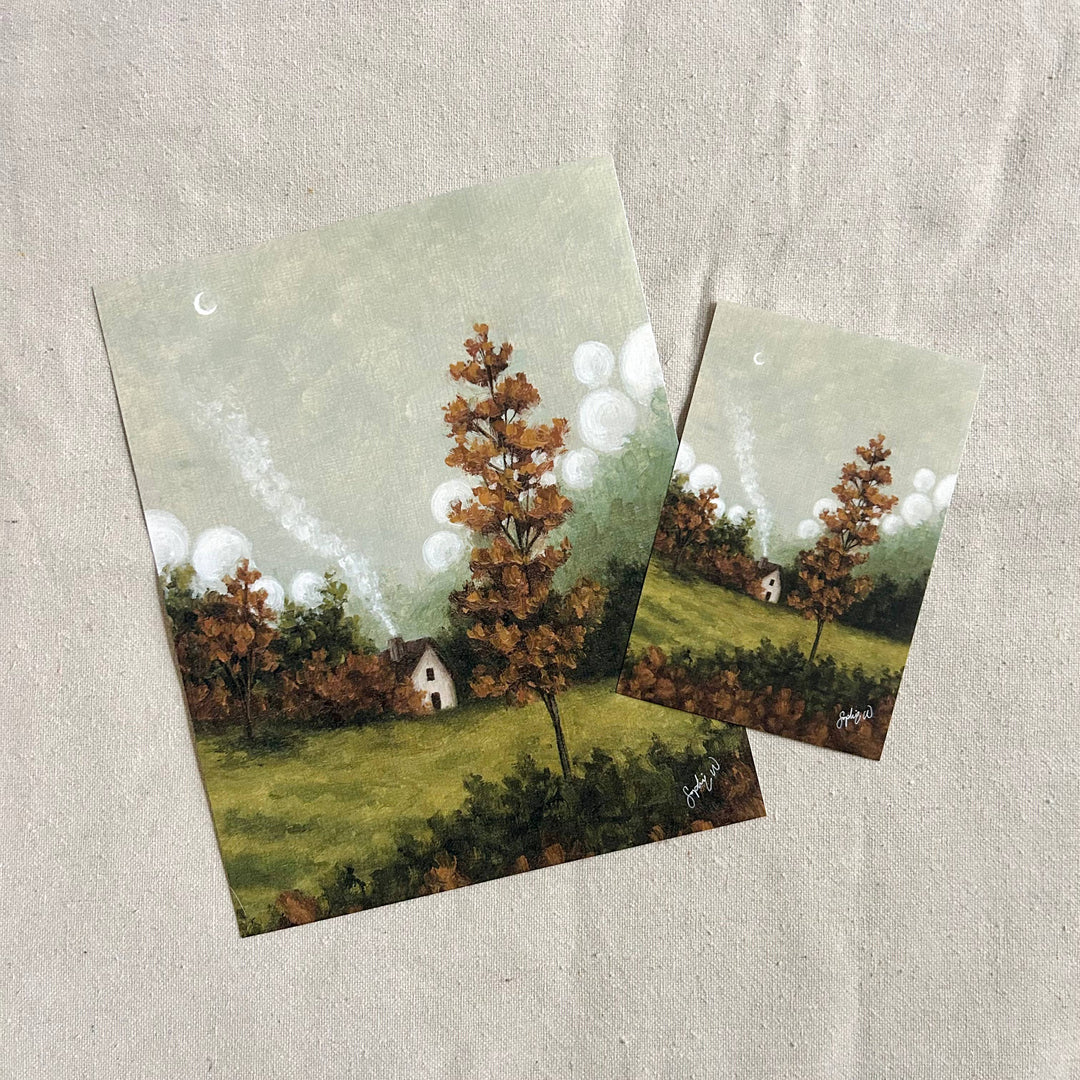 "Smoke & Spice" Fine Art Print framed