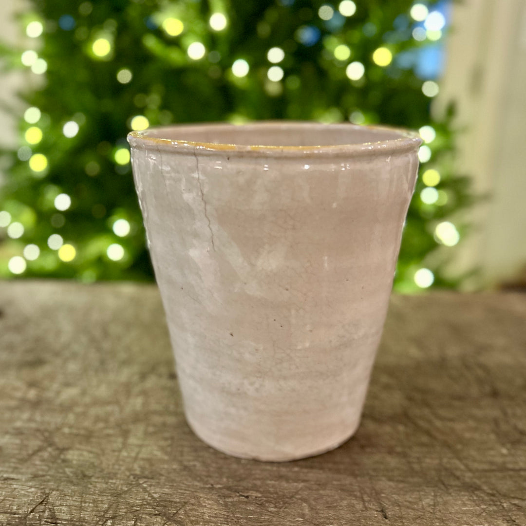 Italian antique glazed confit pots