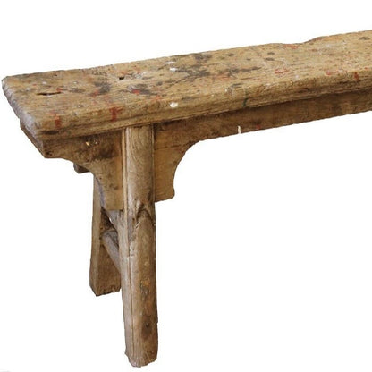 Vintage Narrow Bench, Ornate